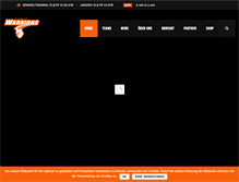 Tablet Screenshot of fellbach-warriors.de